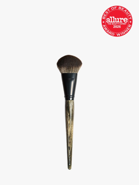 Rose and Ben Beauty C41 Blush Brush in branded component on a light gray background with the 2026 best of beauty seal in the top right corner